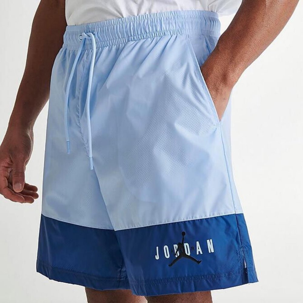 Air Jordan Nike Men's Jumpman Essentials Woven Shorts DV7660 Sky Blue